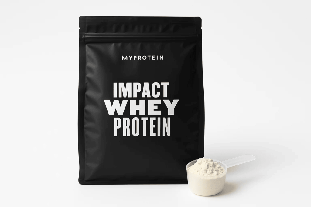 MyProtein Impact Whey Protein powder.